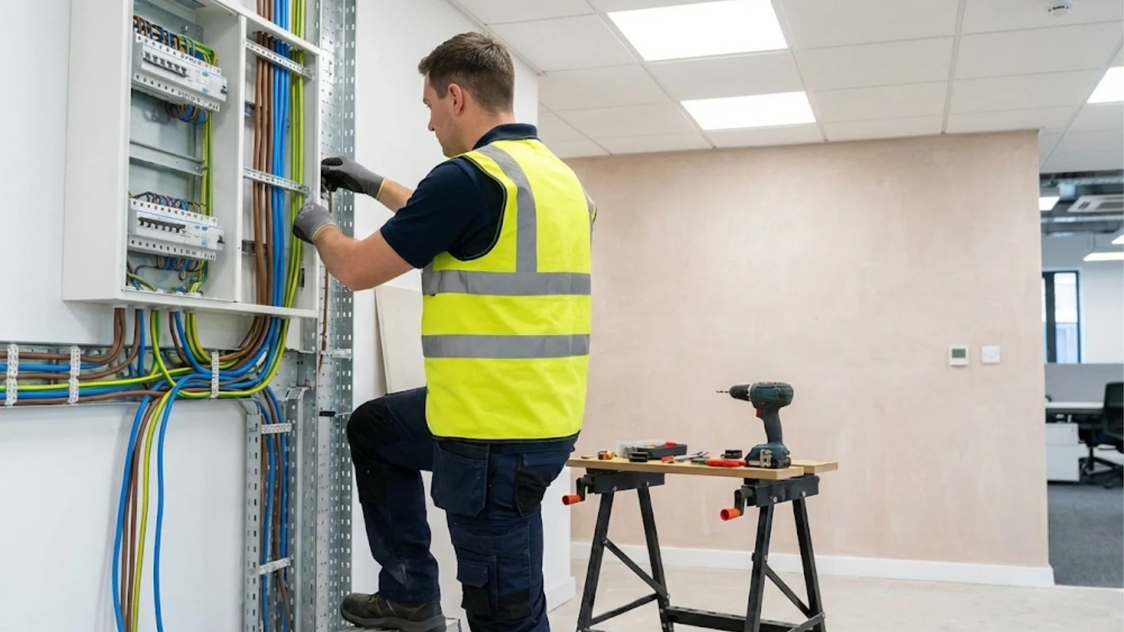Joshua Grove, Master Electrician and founder of Grove Spark Electrical Services in St Ives